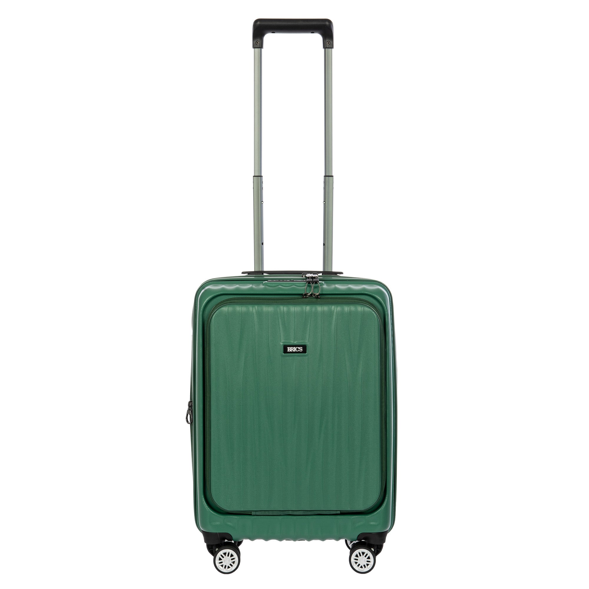 Bric's Cervia 21" Spinner Carry-on with Front Pocket ( Dark Emerald , 21-Inch ) Dark Emerald 21 Inch U2