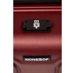 NONSTOP NEW YORK Luggage Expandable Spinner Wheels hard side shell Travel Suitcase Lightweight, TSA Lock U5