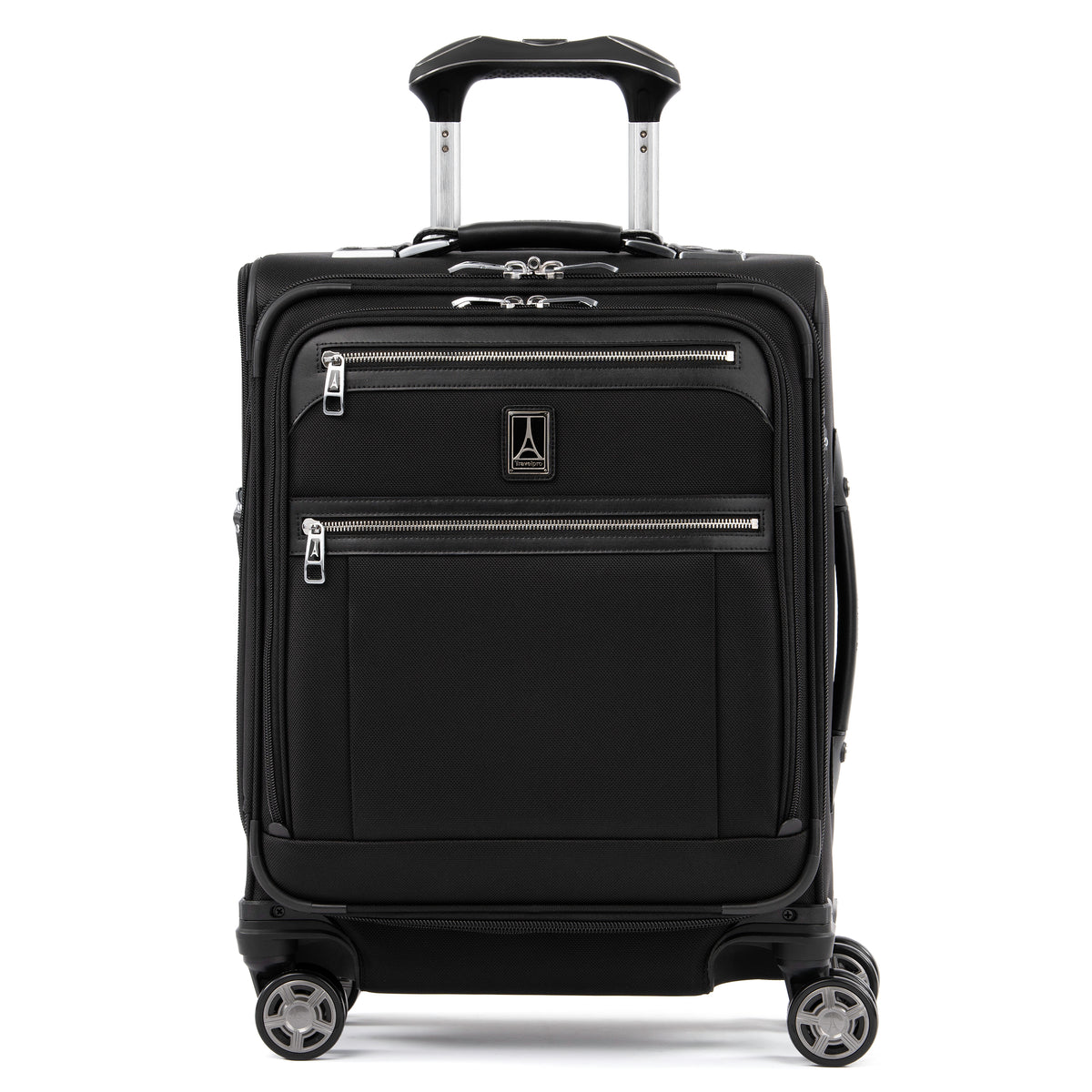 Travelpro Platinum Elite Softside Expandable Luggage, 8 Wheel Spinner Suitcase, USB Port, Suiter, Men and Women U9