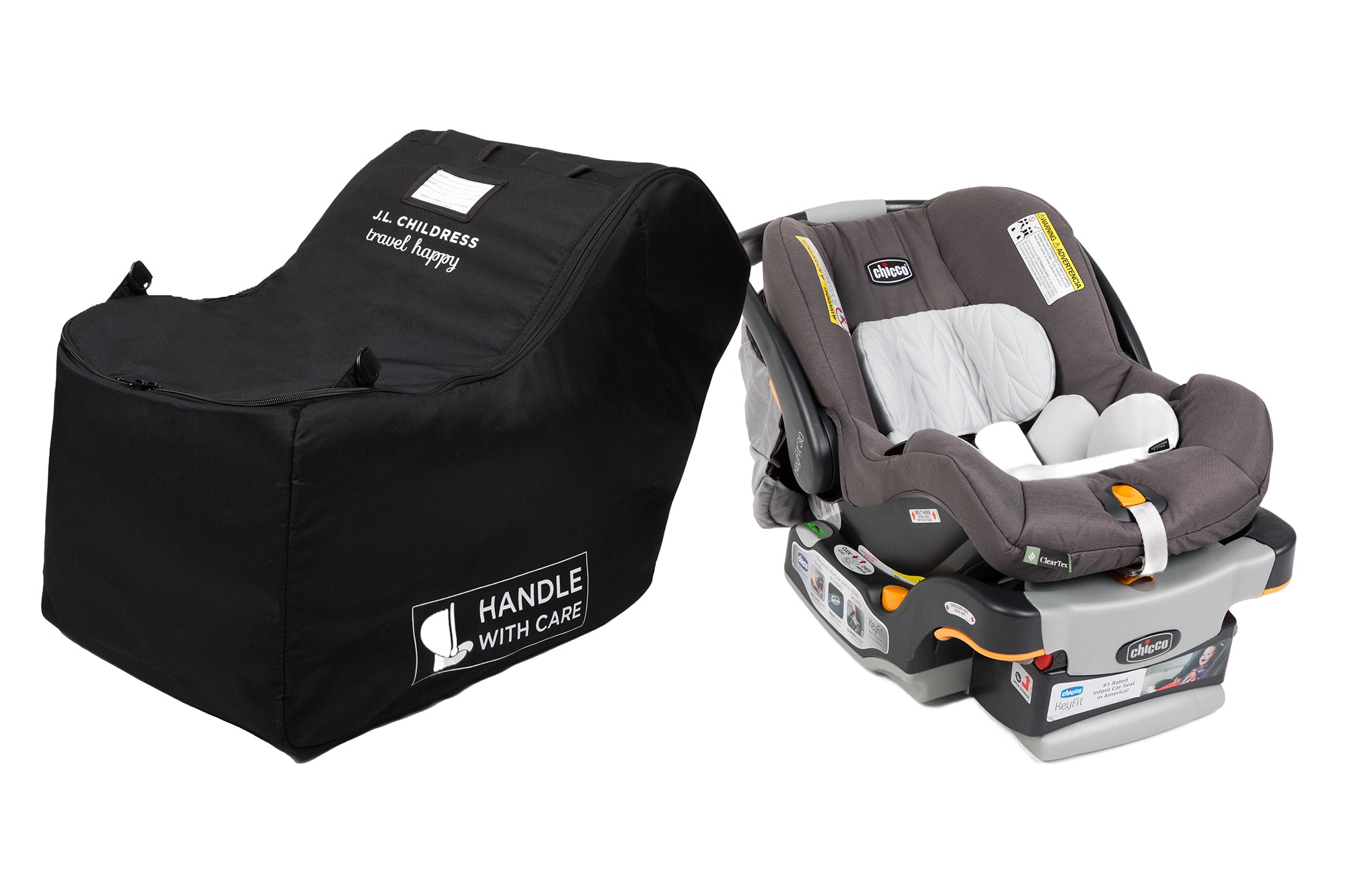 J.L. Childress Premier Padded Infant Car Seat Travel Bag ( Black , One Size ) Black One Size U3