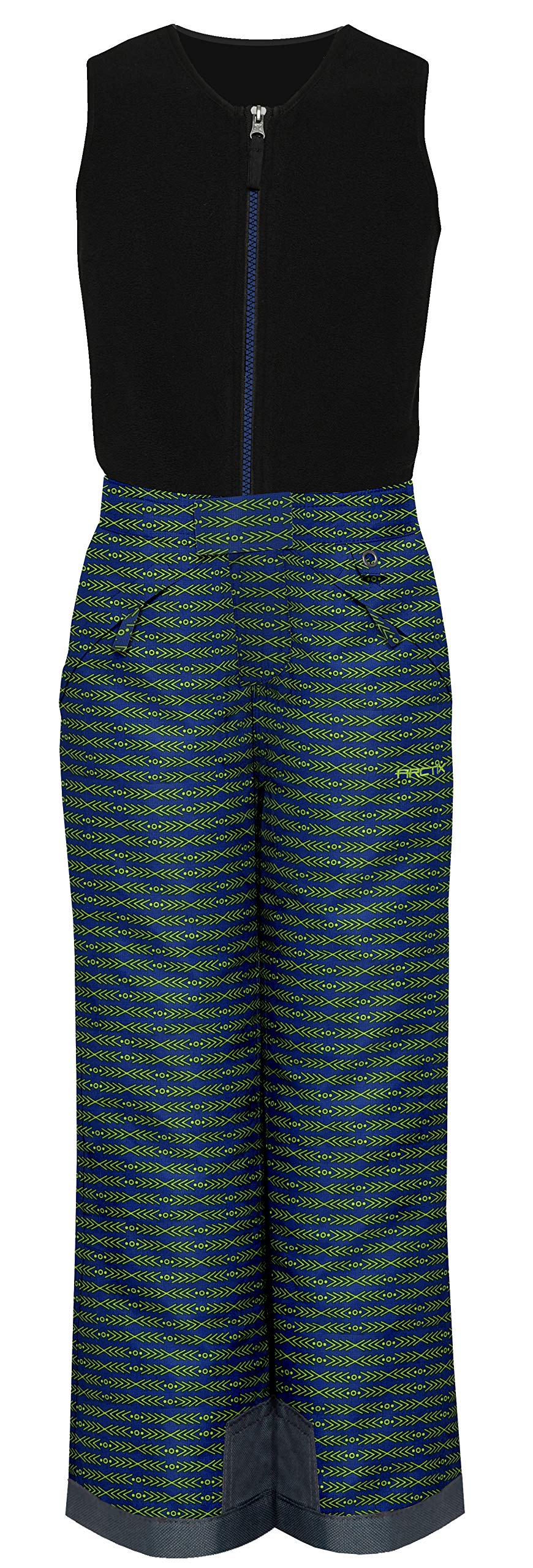 Arctix Kids Infinity Bib Overalls ( Arrowhead Royal Blue/Lime , Large ) Arrowhead Royal Blue/Lime Large U1