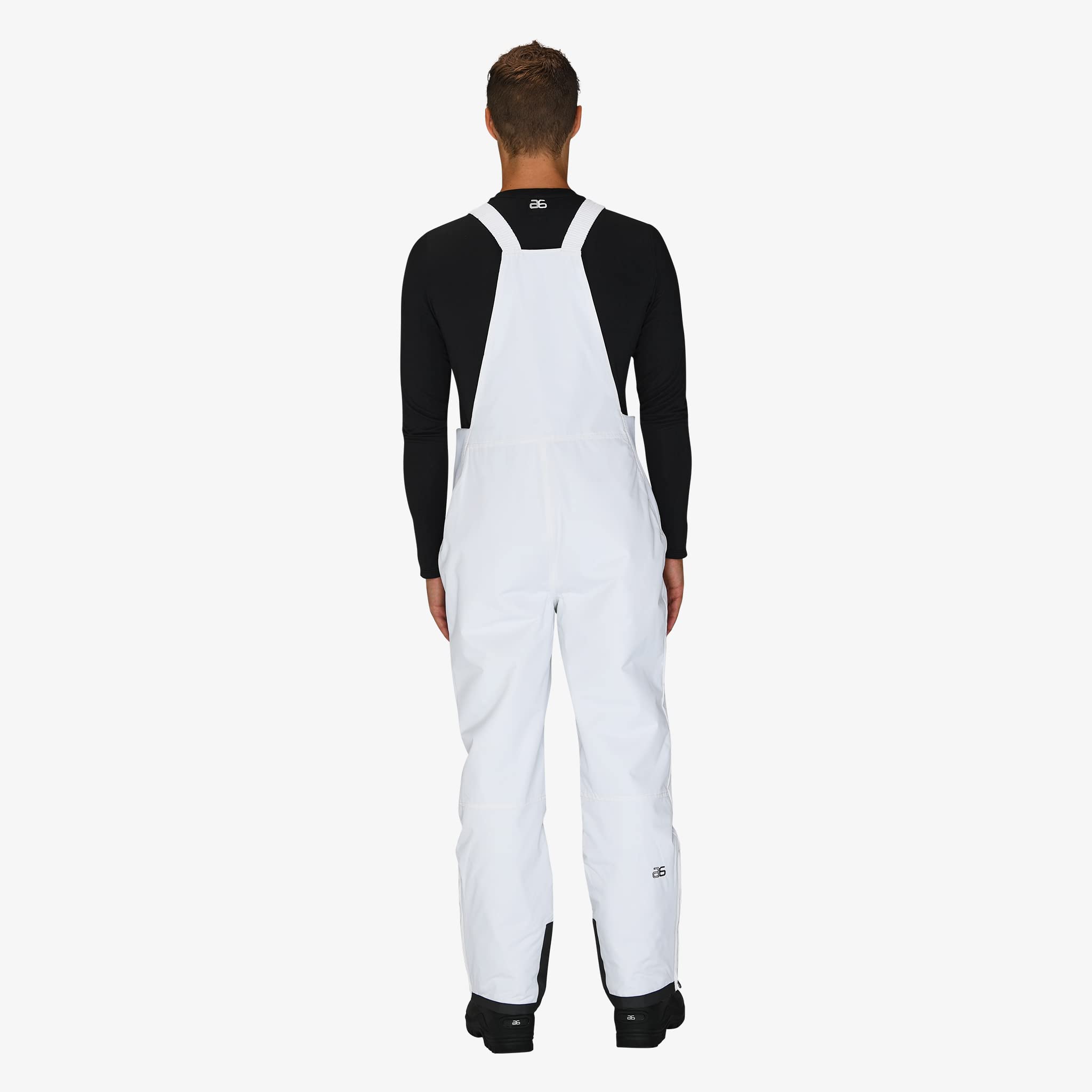 Arctix Mens Essential Insulated Bib ( White , 4X-Large Big Short ) White 4 X Large Big Short U4