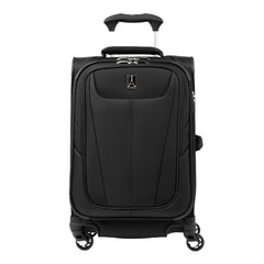 Travelpro Maxlite 5 Softside Expandable Luggage with 4 Spinner Wheels, Lightweight Suitcase, Men and Women Black Compact Carry On 20 Inch U5