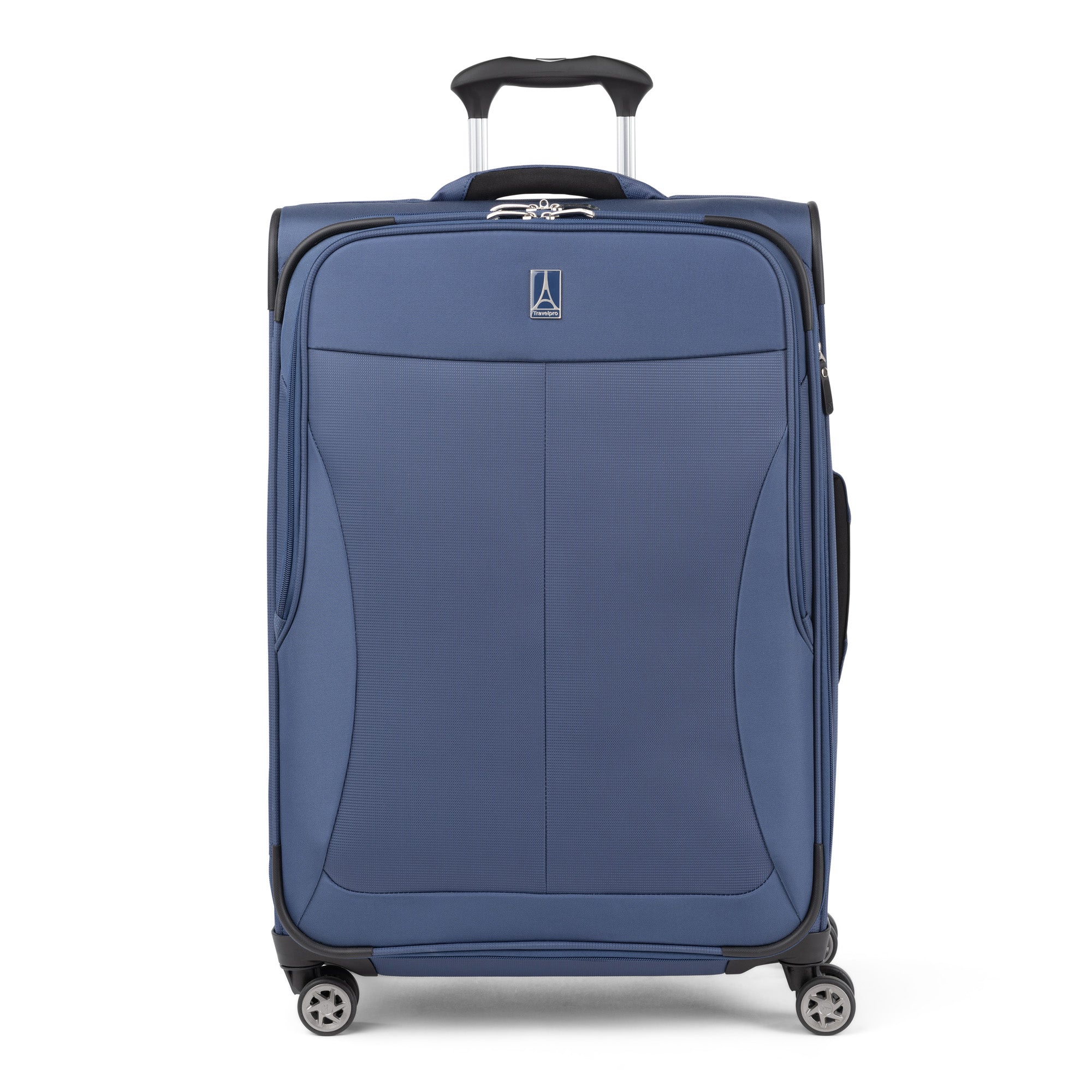 Travelpro Walkabout 6 Medium 25" Softside Check-In Expandable Spinner Luggage with TSA Lock ( Ocean Blue , Checked-Medium 25-Inch ) Ocean Blue Checked Medium 25 Inch U1