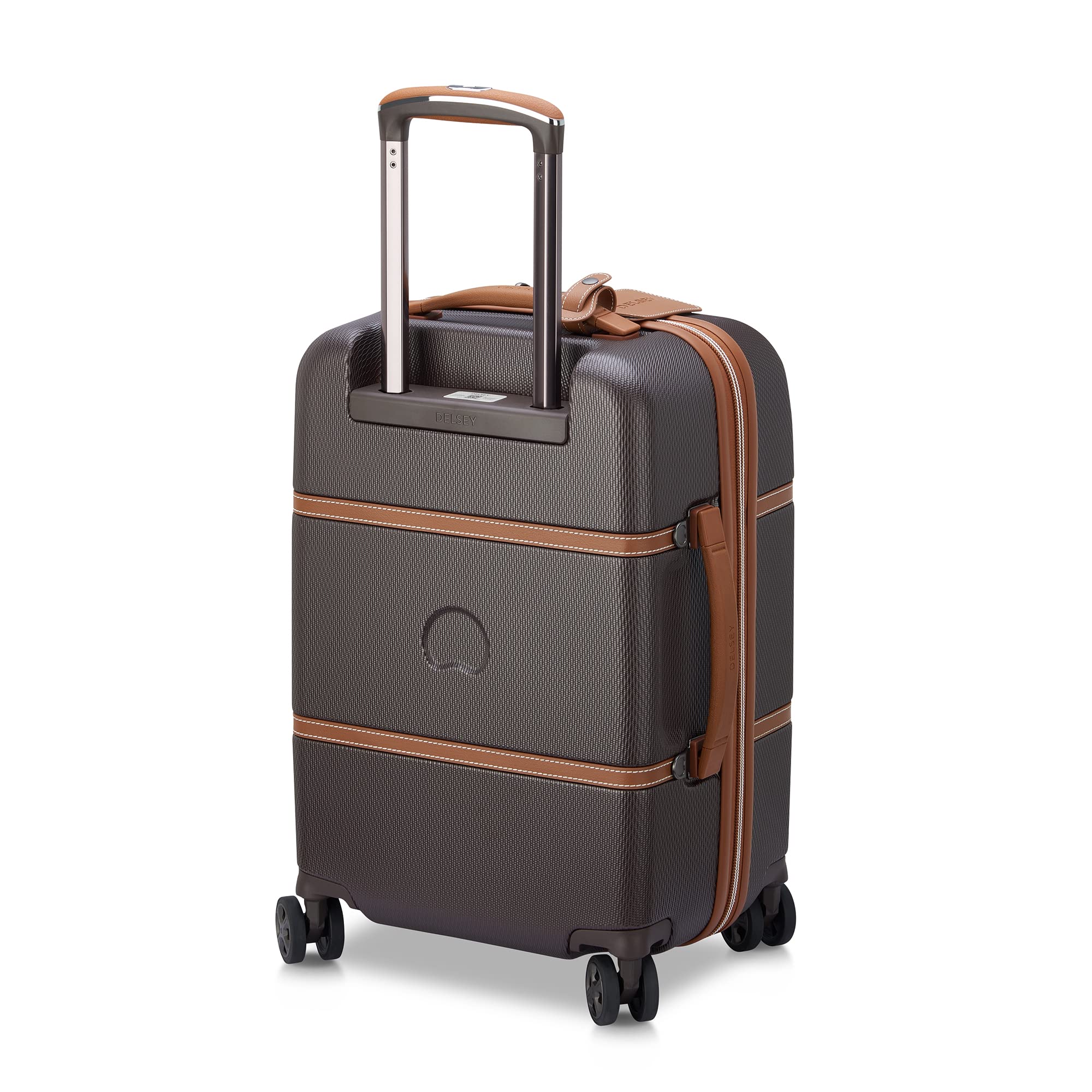 DELSEY Paris Chatelet Air 2.0 Hardside Luggage with Spinner Wheels ( Chocolate Brown , Carry-on 19 Inch ) Chocolate Brown Carry On 19 Inch U4