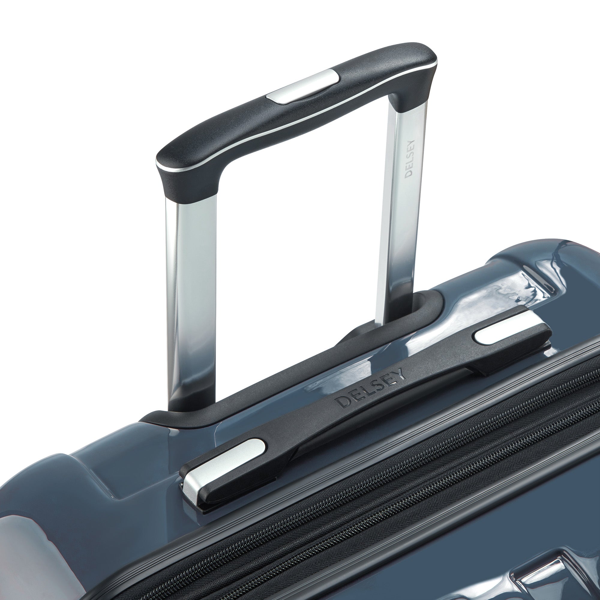 DELSEY Paris Helium Aero Hardside Expandable Luggage with Spinner Wheels ( Orion Blue , Checked-Medium 25 Inch ) Orion Blue Checked Medium 25 Inch U1