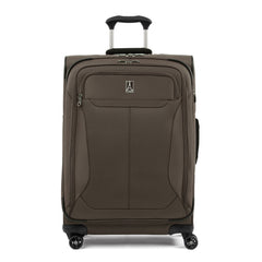 Travelpro Tourlite Softside 25" Expandable Luggage with 4 Spinner Wheels, Lightweight Suitcase, Checked Medium ( Espresso , Checked-Medium 25-Inch ) Espresso Checked Medium 25 Inch U1