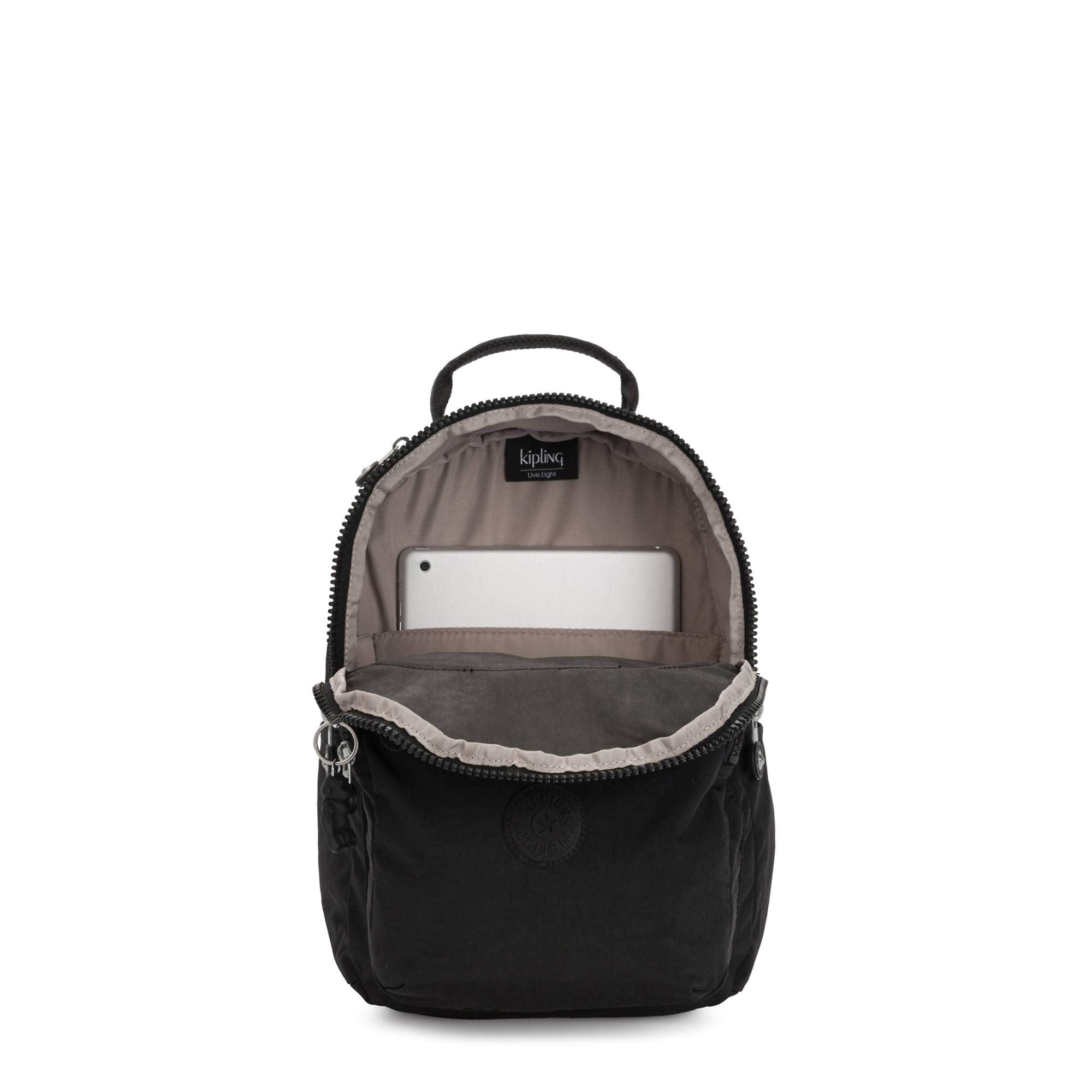 Kipling Seoul Go Small Laptop Backpack ( Black Noir , Small ) Black Noir Small U1