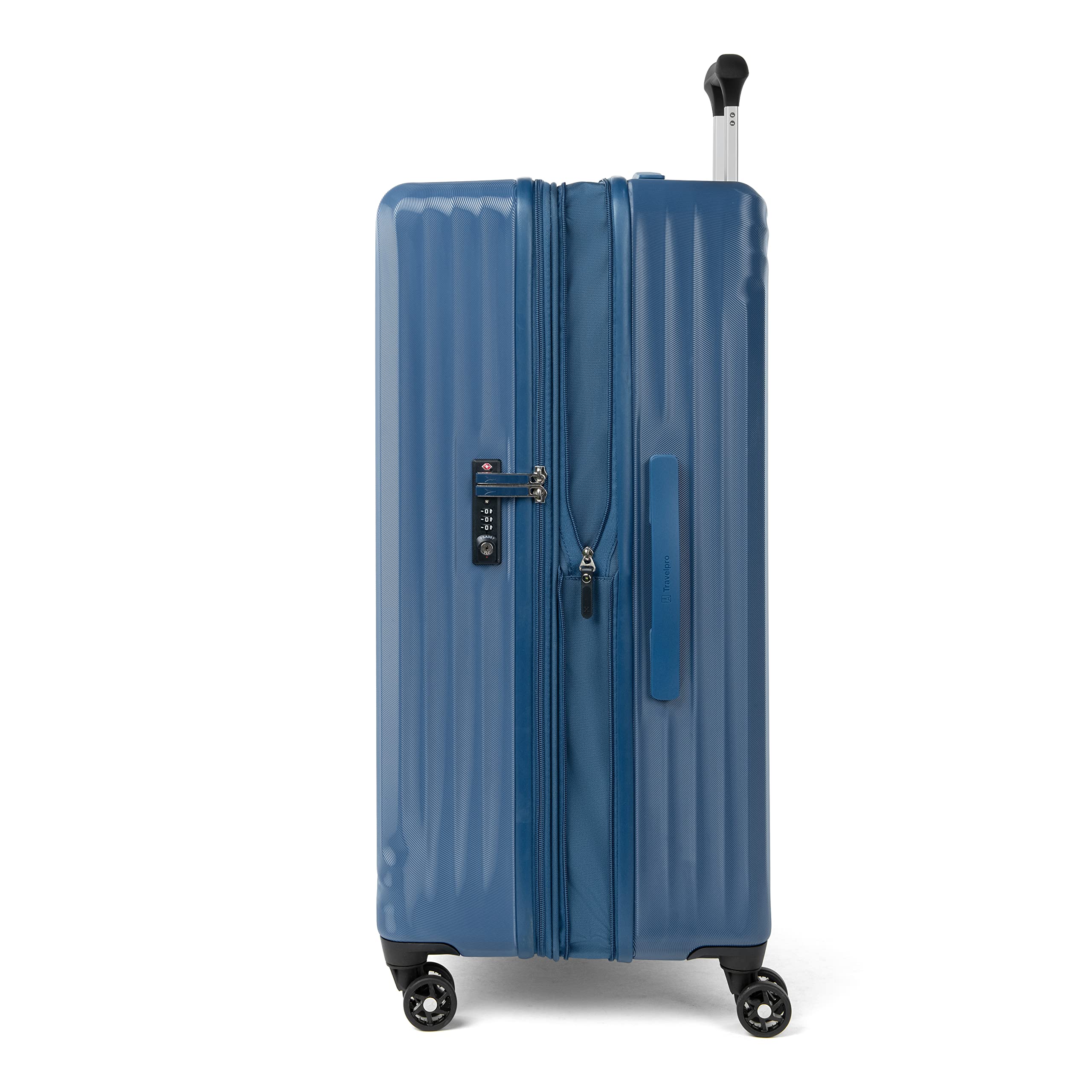 Travelpro Maxlite Air Hardside Expandable Luggage, 8 Spinner Wheels, Lightweight Hard Shell Polycarbonate ( Ensign Blue , Checked-Large 28-Inch ) Ensign Blue Checked Large 28 Inch U4