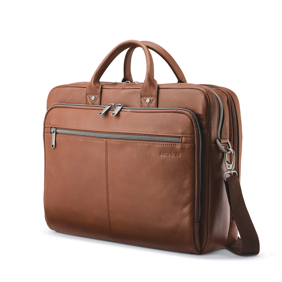Samsonite Classic Leather Toploader Brown One Size U4