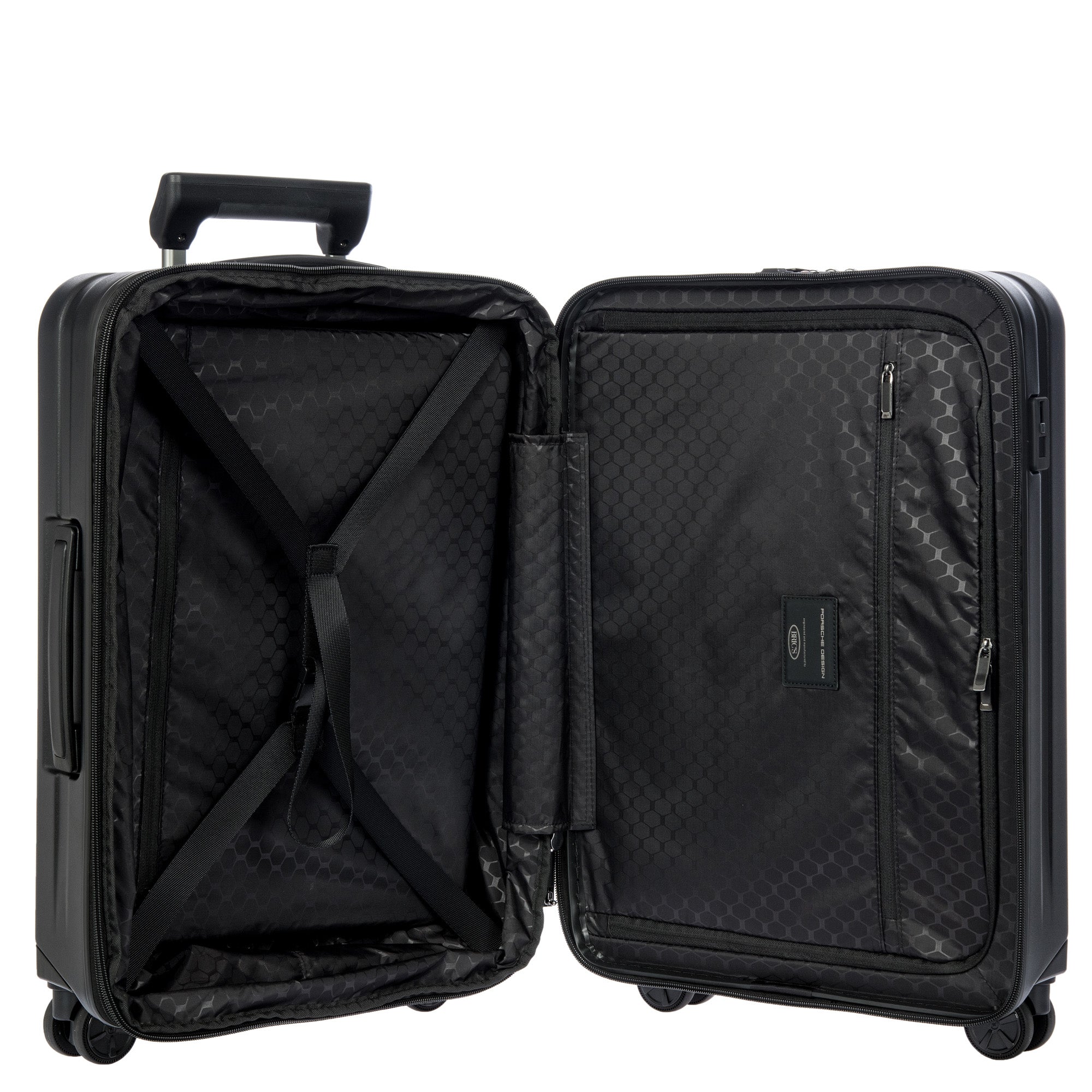 PORSCHE DESIGN by Bric's Roadster 21" Carry-on Expandable Spinner ( Black Matte , One Size ) Black Matte One Size U1