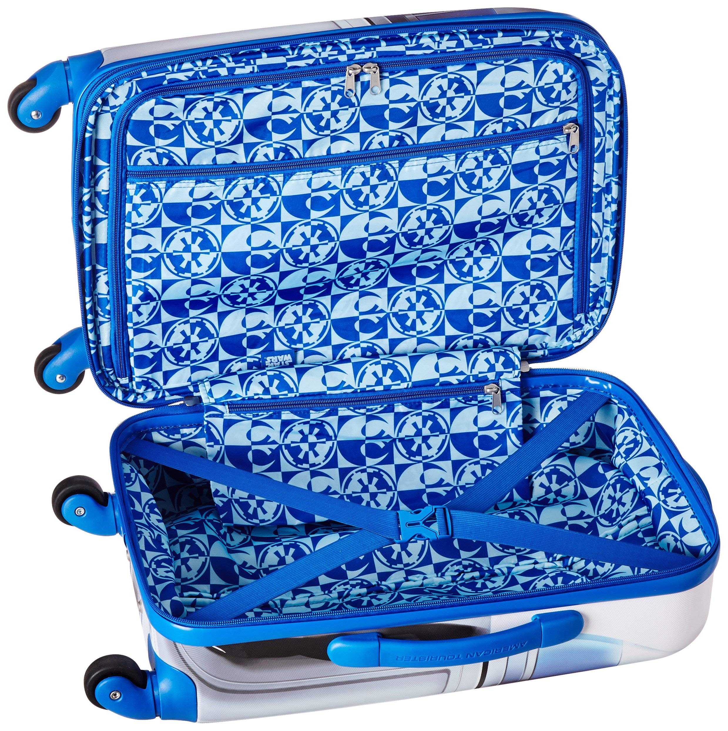 American Tourister Star Wars Hardside Luggage with Spinner Wheels ( R2D2 , Carry-On 21-Inch ) R2D2 Carry On 21 Inch U1