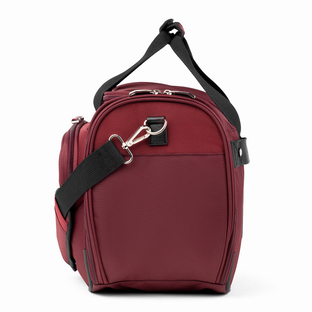 Travelpro Maxlite 5 Softside Lightweight Underseat Carry-On Travel Tote, Overnight Weekender Bag, Men and Women Burgundy 18 Inch U4