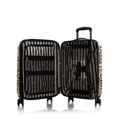 Heys America Black Leopard 21-Inch Hardside Carry-On Spinner ( Brown Leopard , One Size ) Brown Leopard One Size U1