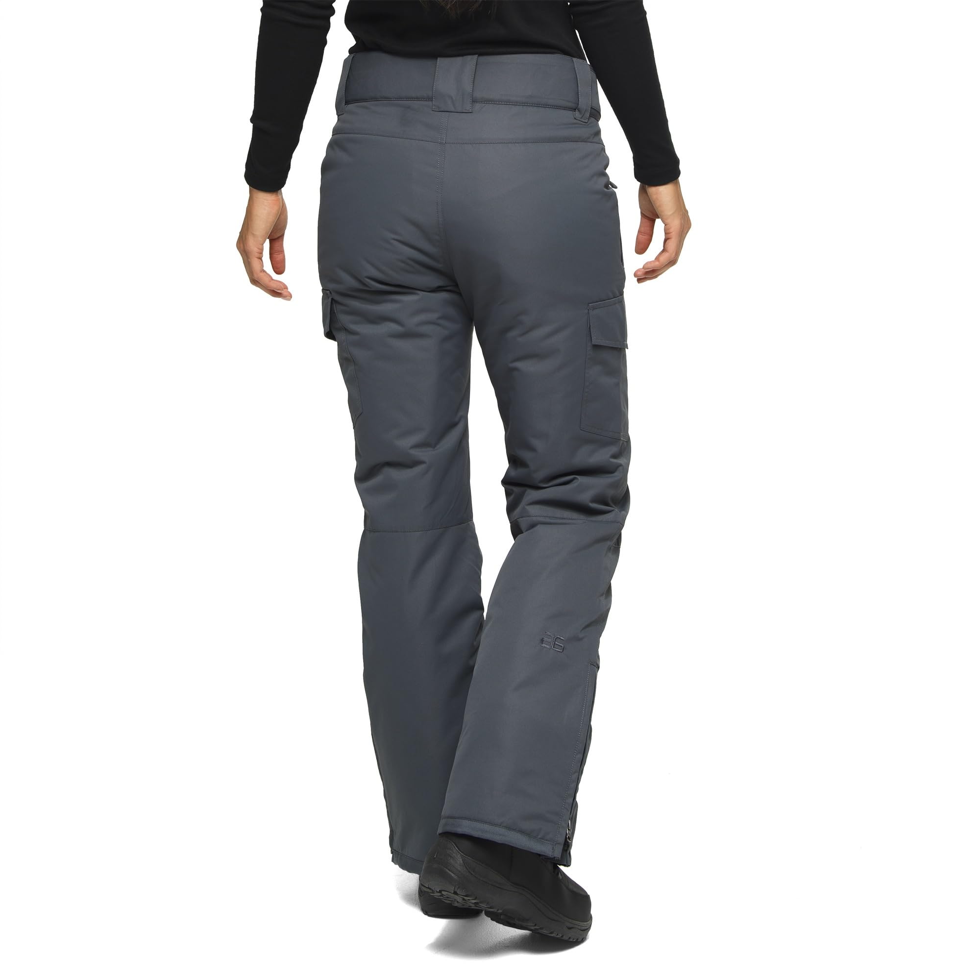 Arctix Women's Insulated Snowsports Cargo Pant ( Steel , Large/29" Inseam ) Steel Large 29 Inseam U1
