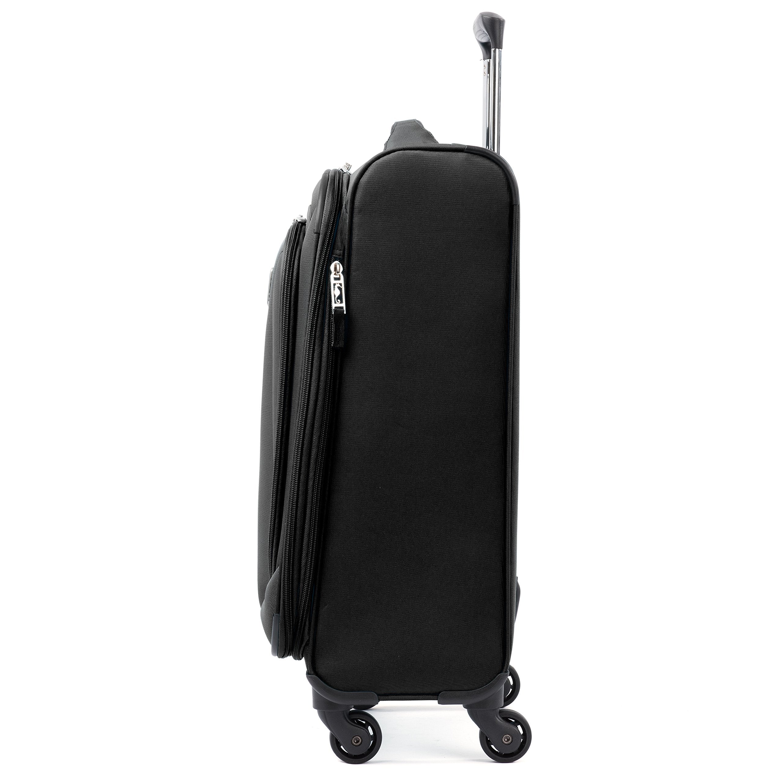 Atlantic Luggage Ultra Lite Softside Expandable Spinner ( Jade Black , Carry-on 21-Inch ) Jade Black Carry On 21 Inch U3
