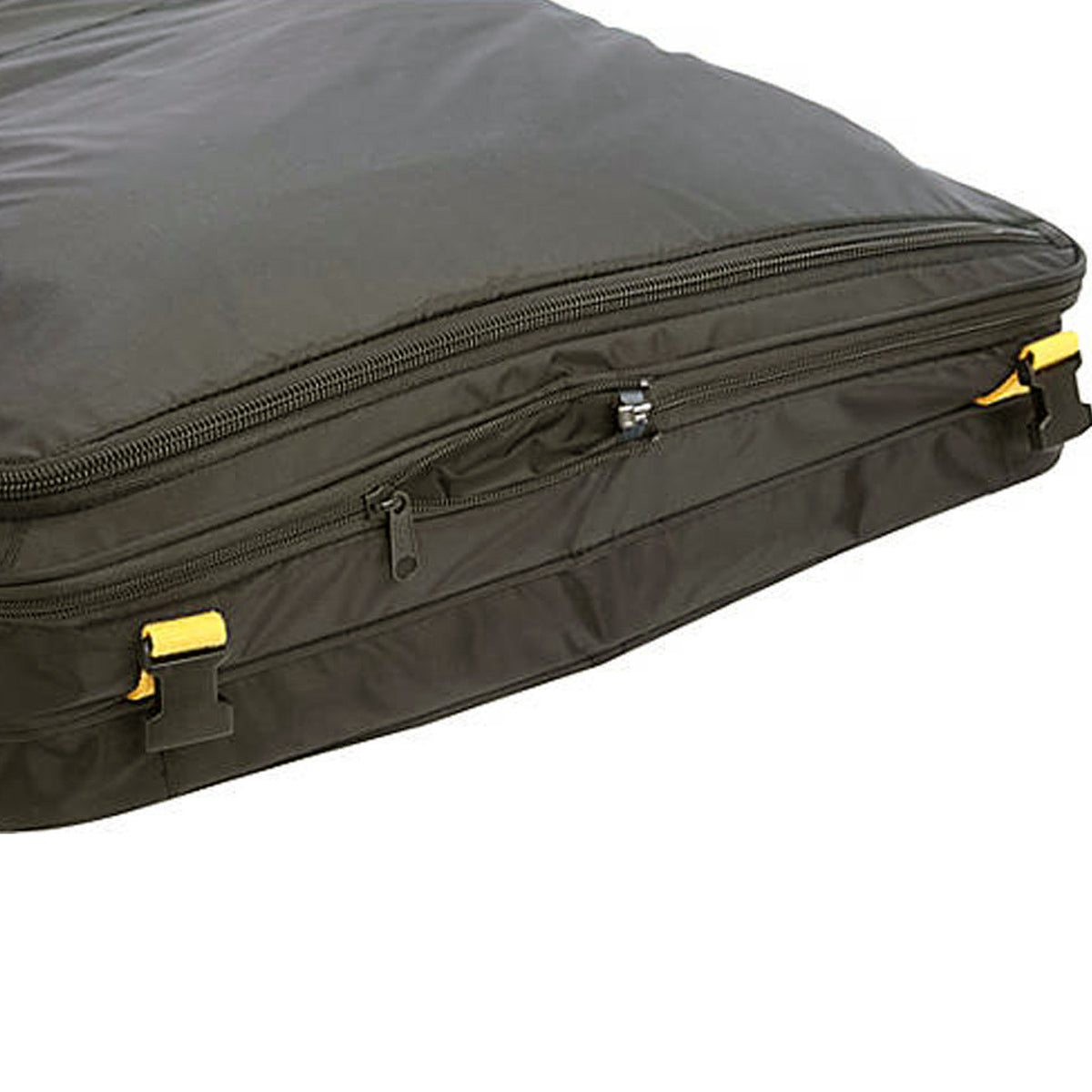 A.Saks EXPANDABLE Deluxe Tri-Fold Carry On Garment Bag ( Black , One Size ) Black One Size U3