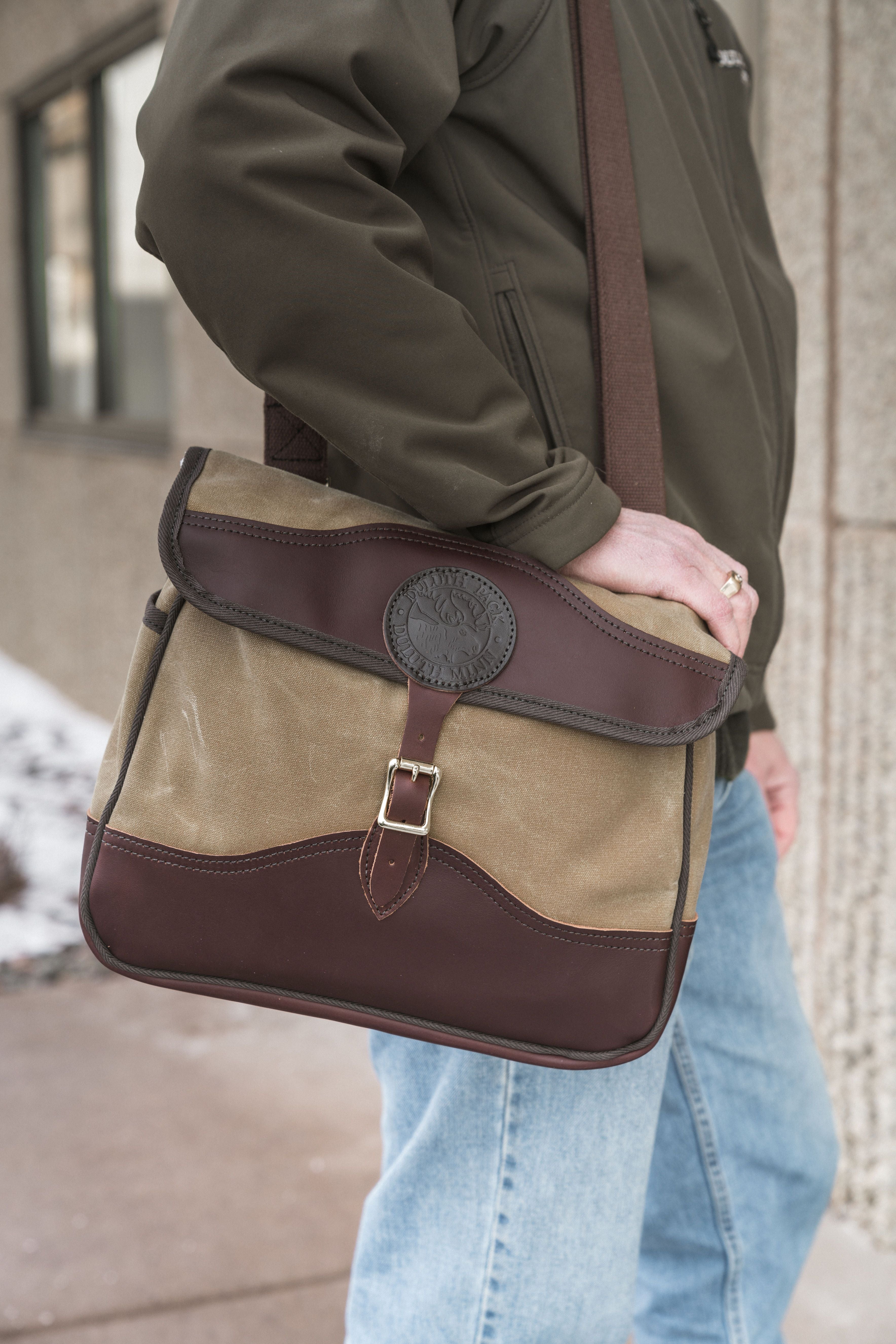 Duluth Pack Conceal and Carry Satchel ( Olive Drab , One Size ) Olive Drab One Size U1
