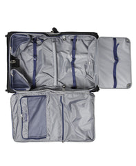 Travelpro Skypro Lightweight Airline Size Carry On Luggage Trolley Suitcase Midnight Black 22 Rolling Garment Bag U7