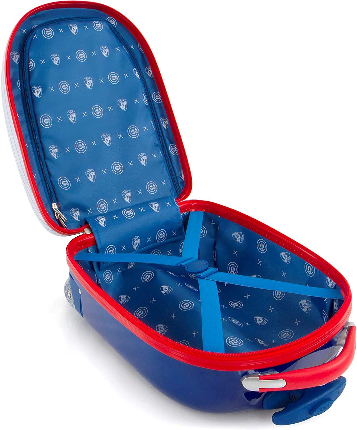 Heys America Major League Baseball Officially Licensed Expandable Spinner Luggage Chicago Cubs 18 Inch U1
