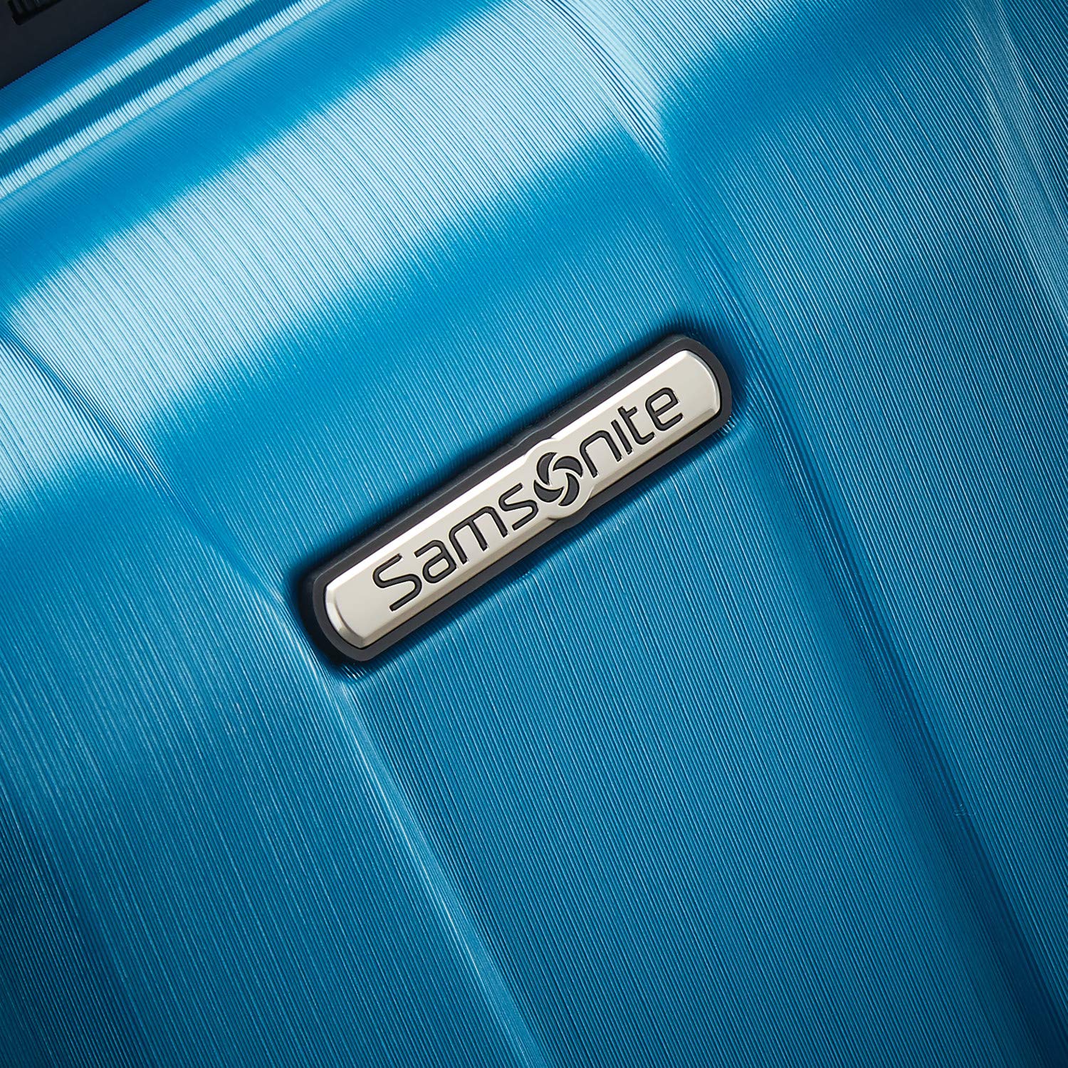 Samsonite Centric 2 Expandable Hardside Luggage Set with Dual Spinner Wheels ( Caribbean Blue , Checked-Large 28-Inch ) Caribbean Blue Checked Large 28 Inch U5