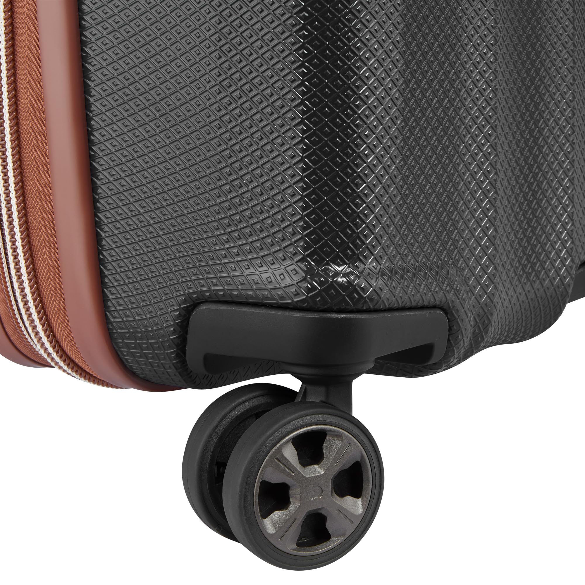 Delsey Paris Carrousel 28" Expandable Carry-On Spinner ( Black , Checked-Large 28 Inch ) Black Checked Large 28 Inch U3