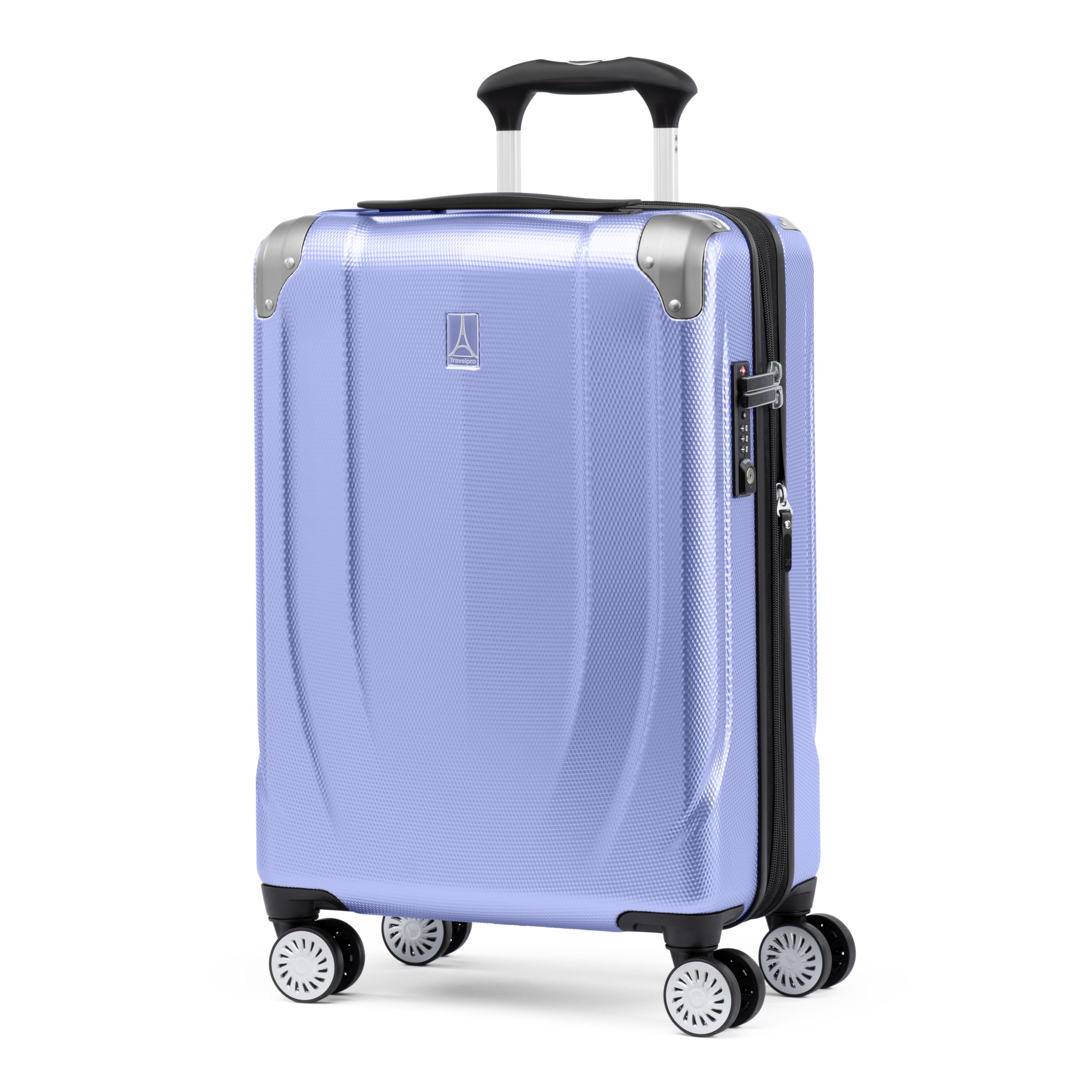 Travelpro Pathways 3 Hardside Expandable Luggage, 8 Spinner Wheels, Lightweight Hard Shell Suitcase ( Persian Violet , Carry On 21 Inch ) Persian Violet Carry On 21 Inch U2