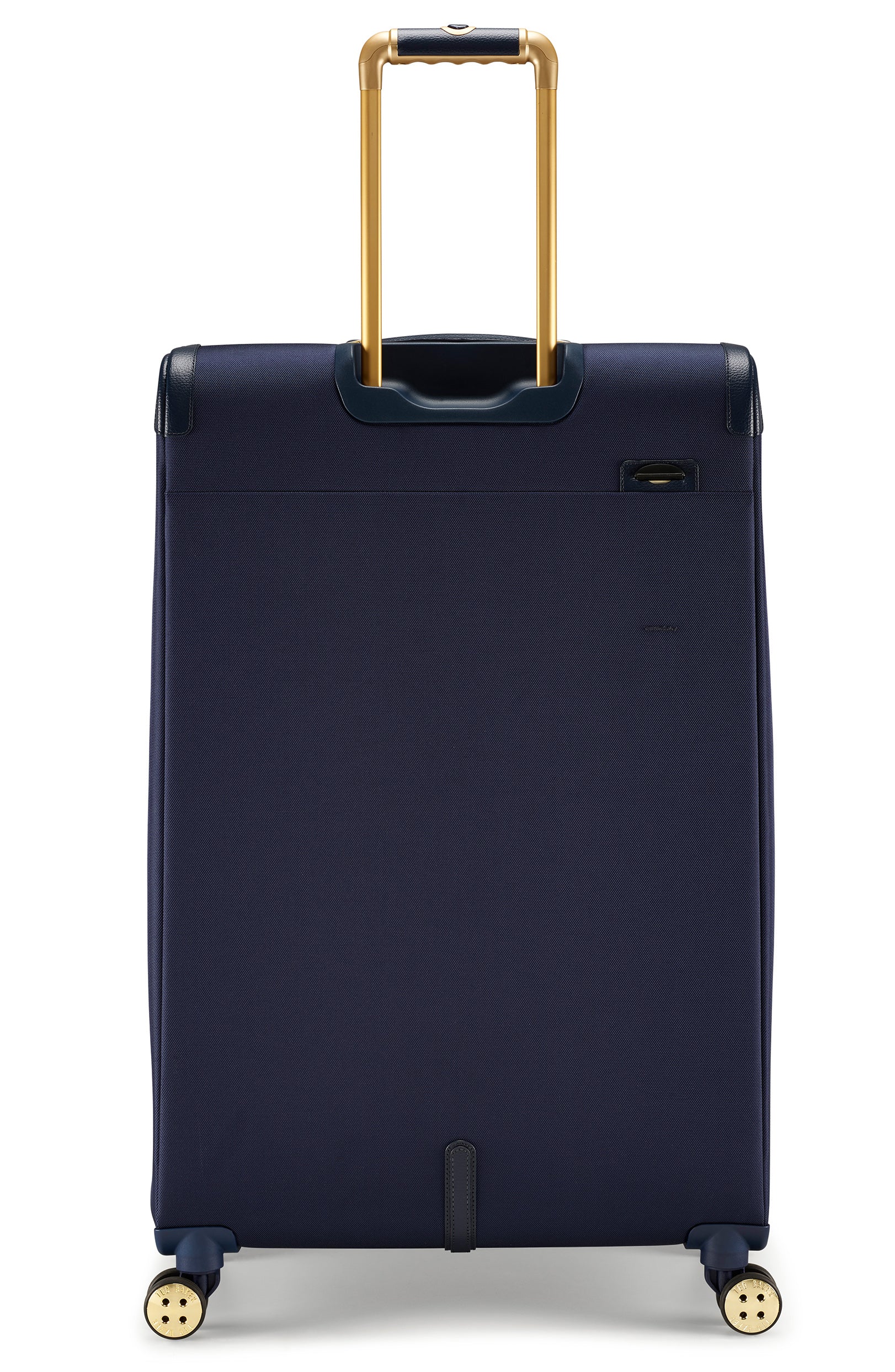 Ted Baker Albany Softside Lightweight Fashion Spinner Luggage Suitcase Navy Checked Large 29 Inch U1