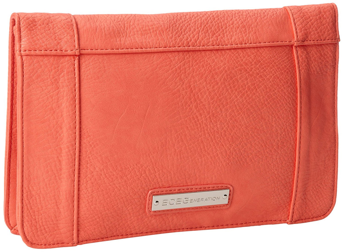 BCBGeneration Quinn APX037GN Clutch ( Flamingo , One Size ) Flamingo One Size U1