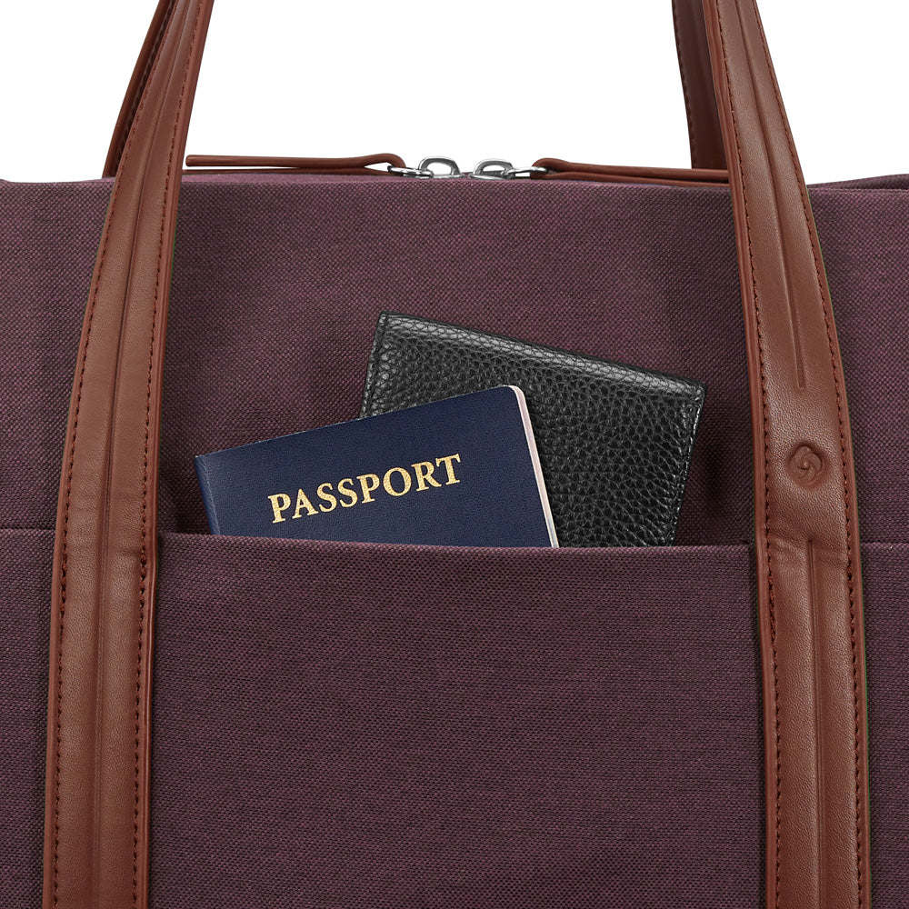 Samsonite Virtuosa Weekender Duffel Overnight Bag with Laptop Computer Sleeve ( Merlot , One Size ) Merlot One Size U1