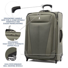 Travelpro Maxlite 5 Softside Expandable Upright 2 Wheel Luggage, Lightweight Suitcase, Men and Women U1