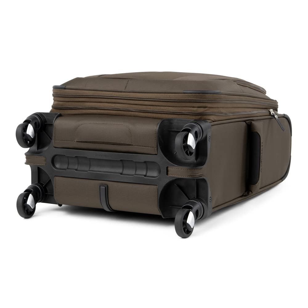 Travelpro Maxlite 5 Softside Expandable Luggage with 4 Spinner Wheels, Lightweight Suitcase, Men and Women ( Mocha , Carry-on 19-Inch ) Mocha Carry On 19 Inch U8