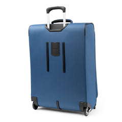 Travelpro Maxlite 5 Softside Expandable Upright 2 Wheel Luggage, Lightweight Suitcase, Men and Women Ensign Blue Checked Medium 26 Inch U12