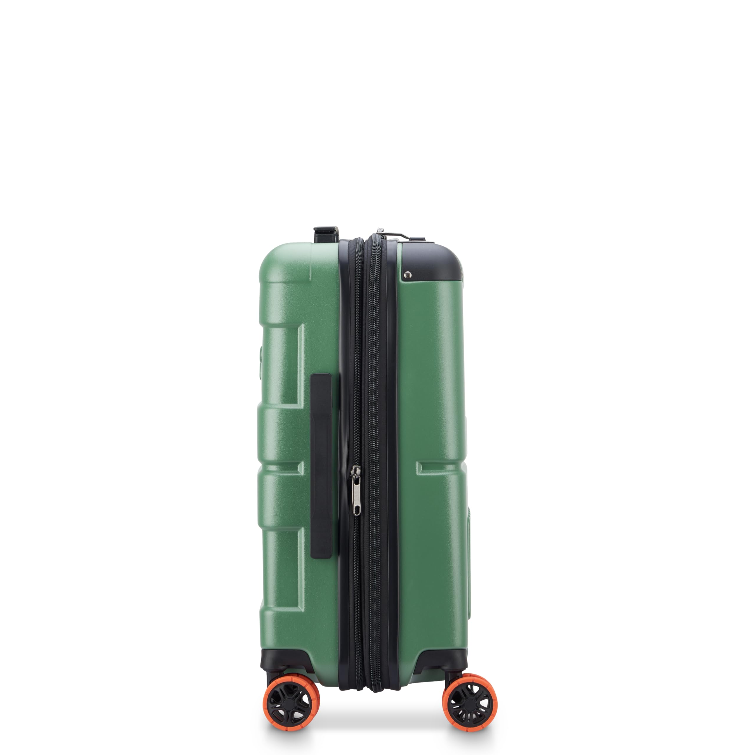 Jeep JH002B Hardside Expandable Luggage with Spinner Wheels ( Elm Green , Carry-On 19 Inch ) Elm Green Carry On 19 Inch U1