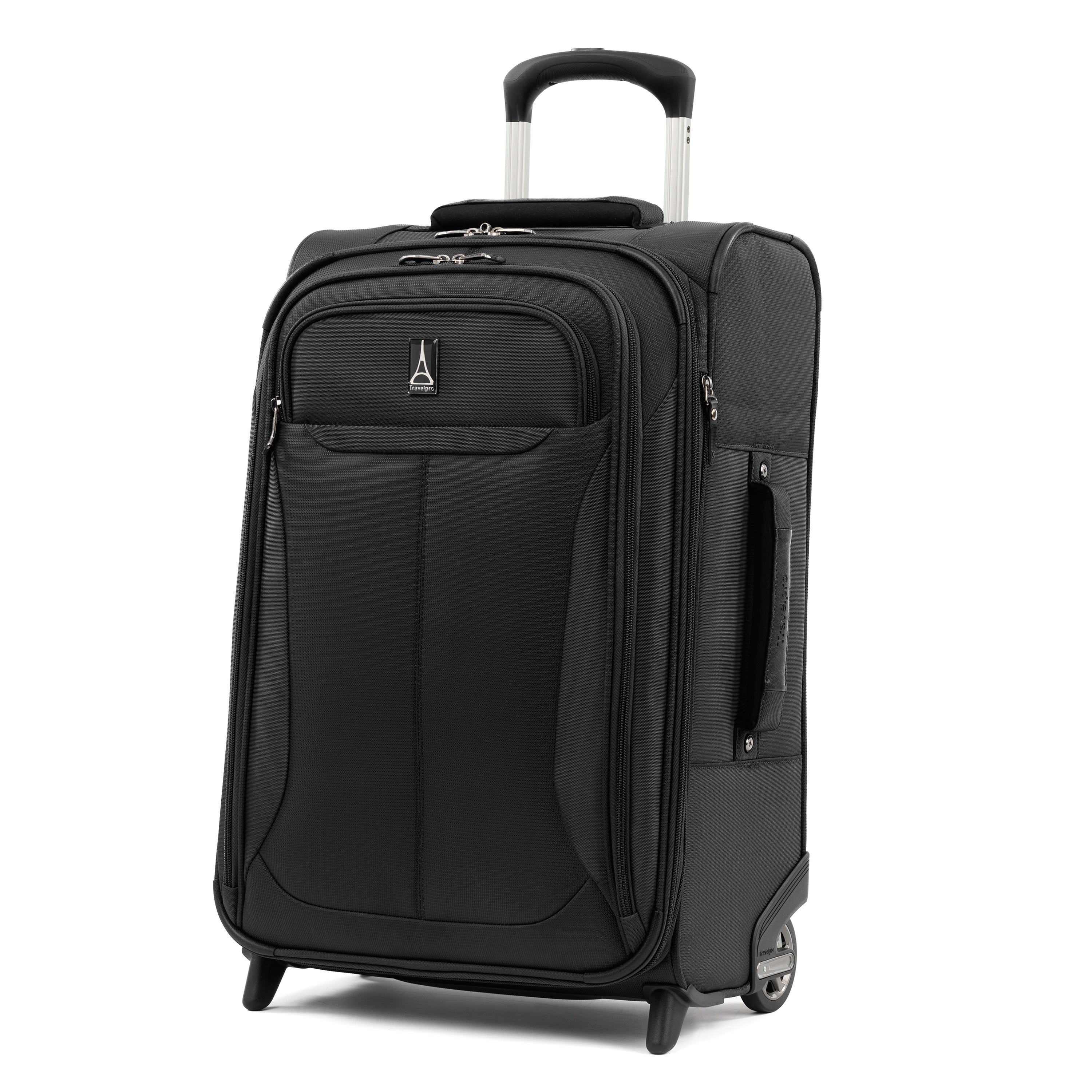 Travelpro Tourlite Softside Expandable Upright 2 Wheel Luggage, Lightweight Suitcase, Men and Women ( Black , One Size ) Black One Size U14