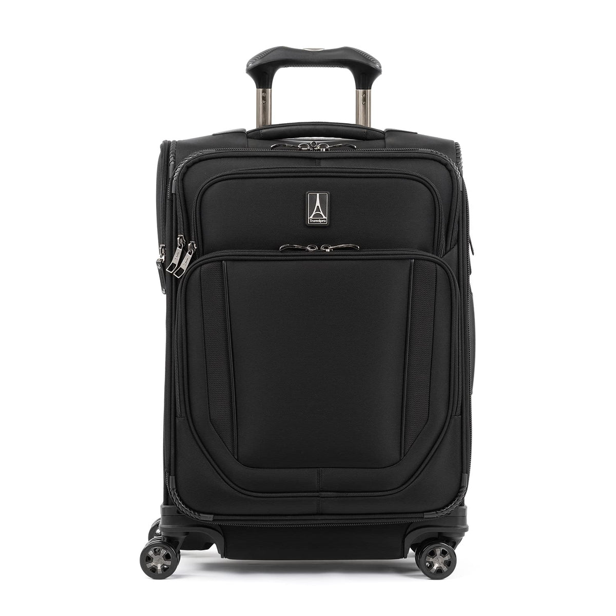 Travelpro Crew Versapack Softside Expandable Spinner Wheel Luggage ( Jet Black , Carry-On 21-Inch ) Jet Black Carry On 21 Inch U10