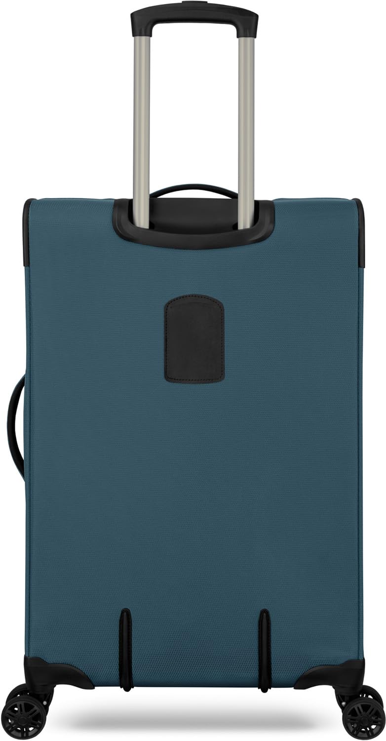 WallyBags Stratford Luggage, 25-Inch Spinner ( Teal , 25-Inch Spinner ) Teal 25 Inch Spinner U1