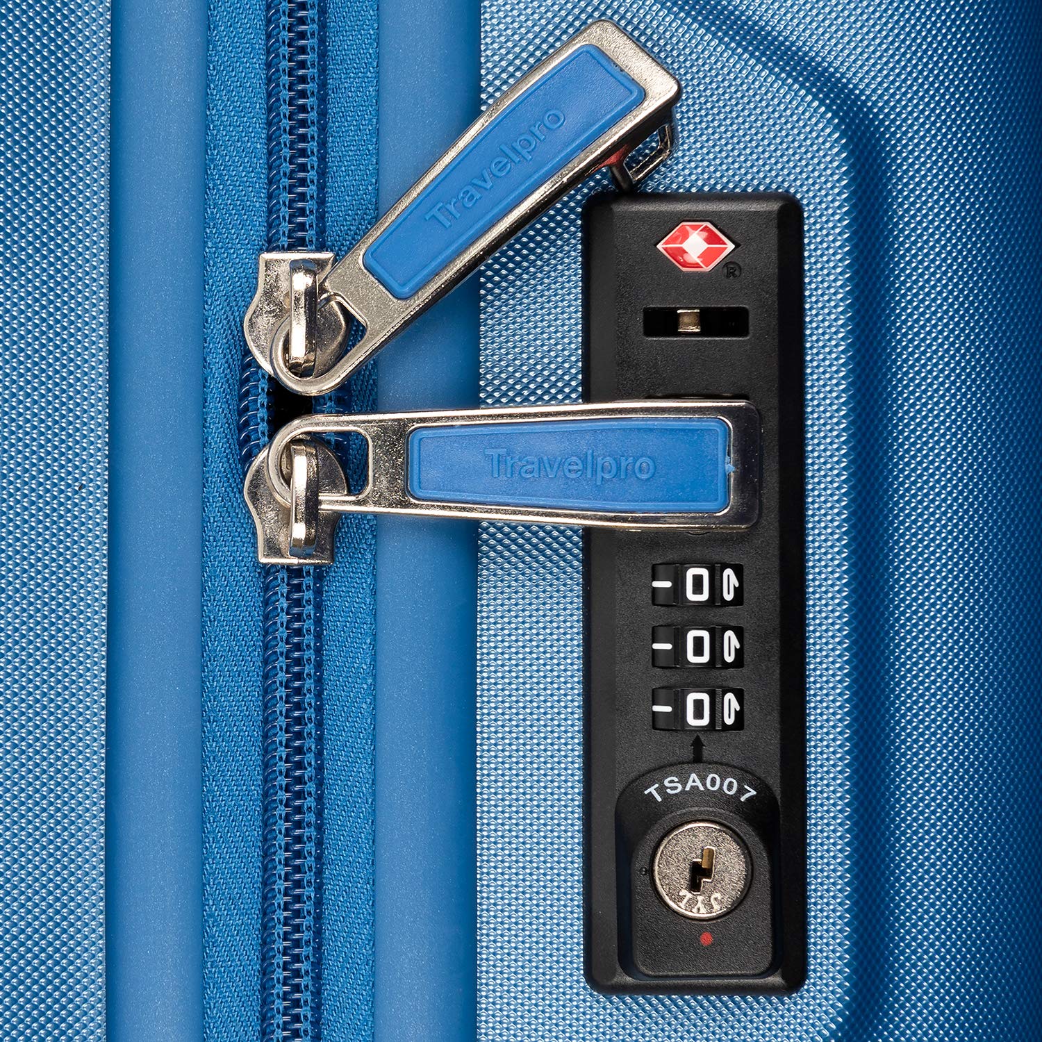 Travelpro Maxlite 5 Hardside Spinner Wheel Luggage ( Azure Blue , Carry-On 19-Inch ) Azure Blue Carry On 19 Inch U3