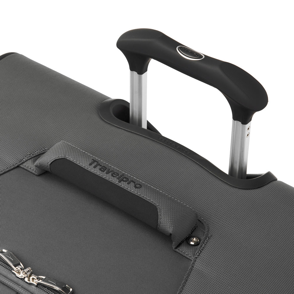 Travelpro Maxlite 5 Softside Expandable Luggage with 4 Spinner Wheels, Lightweight Suitcase, Men and Women Shadow Grey Checked Large 29 Inch U6