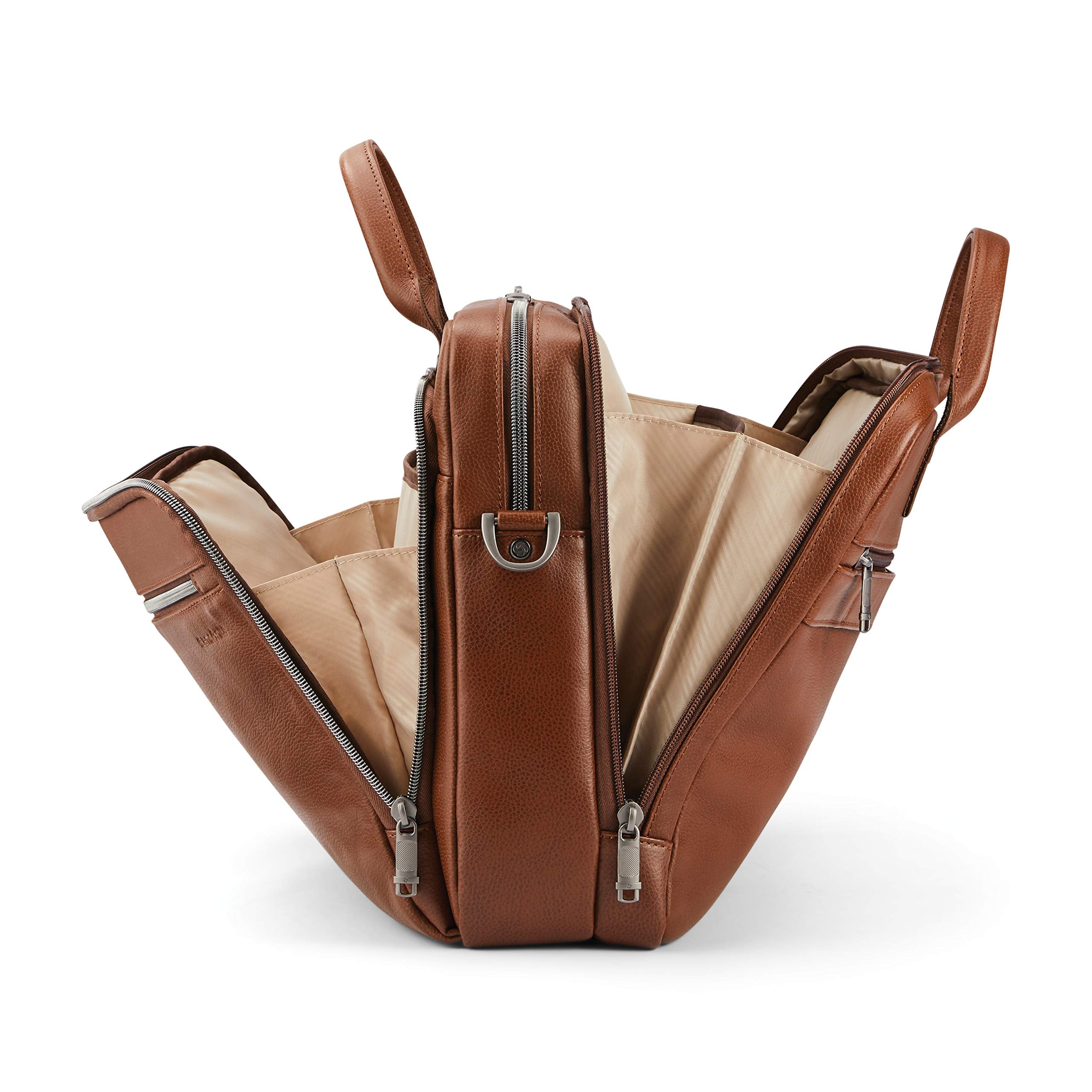 Samsonite Classic Leather Toploader ( Brown , One Size ) Brown One Size U8