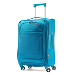 American Tourister Ilite Max Softside Spinner 21 Carry On Luggage ( Light Blue , One Size ) Light Blue One Size U1