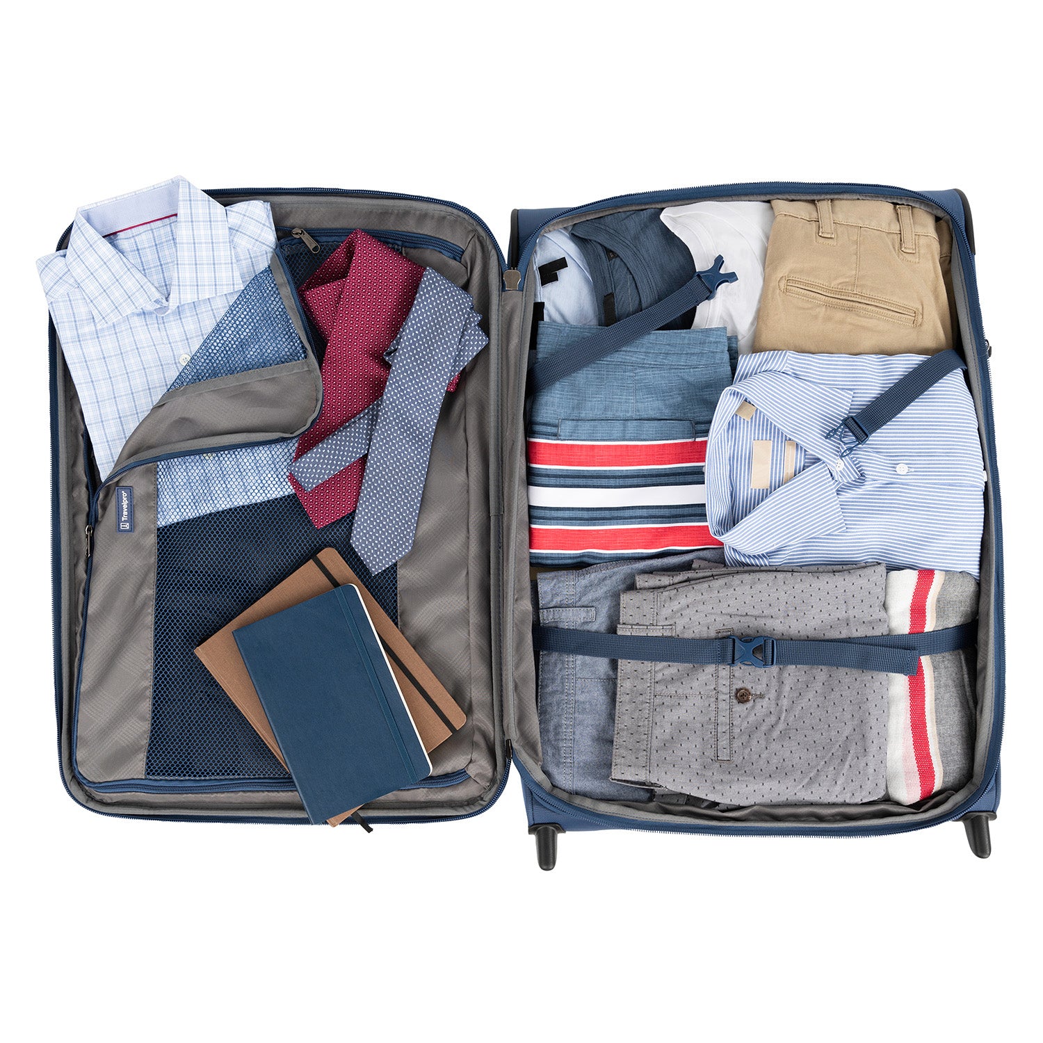 Travelpro Tourlite Softside Expandable Upright 2 Wheel Luggage, Lightweight Suitcase, Men and Women U3