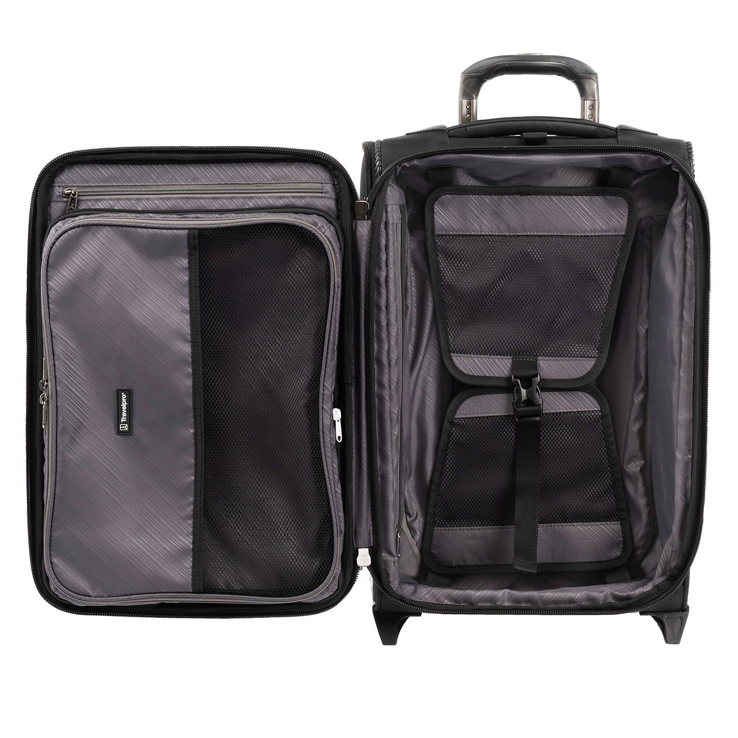 Travelpro Crew Versapack Max Carry-On Exp Rollaboard ( Jet Black , Carry-On 19-Inch ) Jet Black Carry On 19 Inch U1