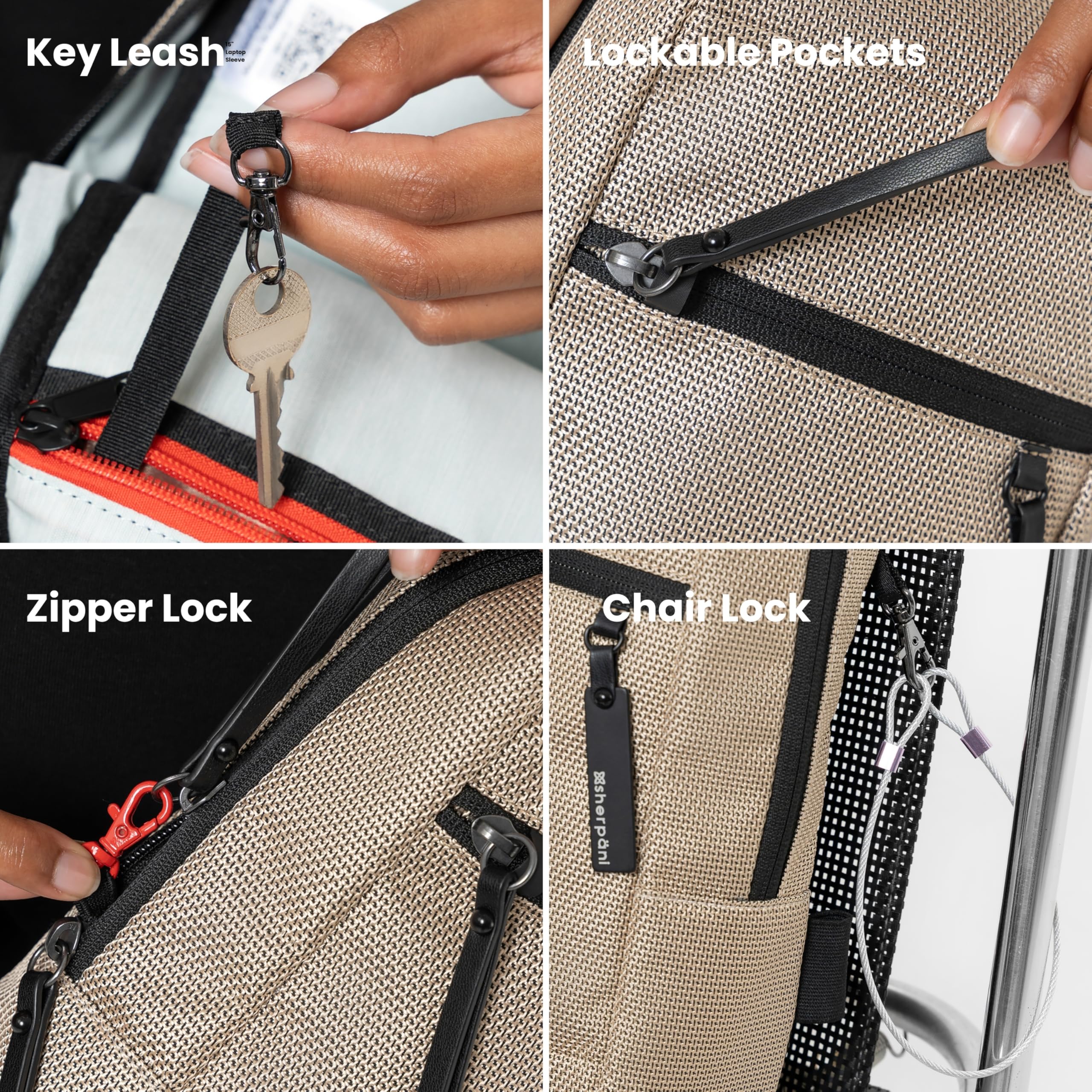 Sherpani Metro, Anti Theft Travel Sling Bag, Sling Backpack, Crossbody Backpack, Sling Bag for Women ( Carbon , One Size ) Carbon One Size U1