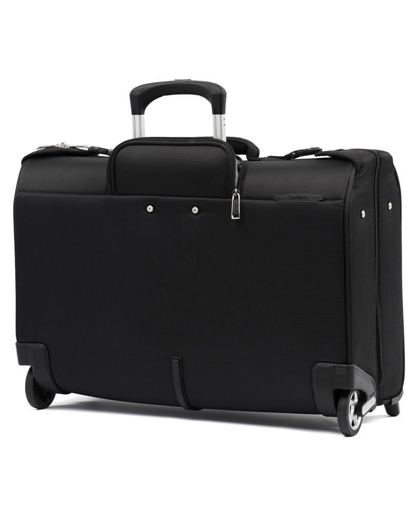 Travelpro Skypro Lightweight Airline Size Carry On Luggage Trolley Suitcase Midnight Black 22 Rolling Garment Bag U7
