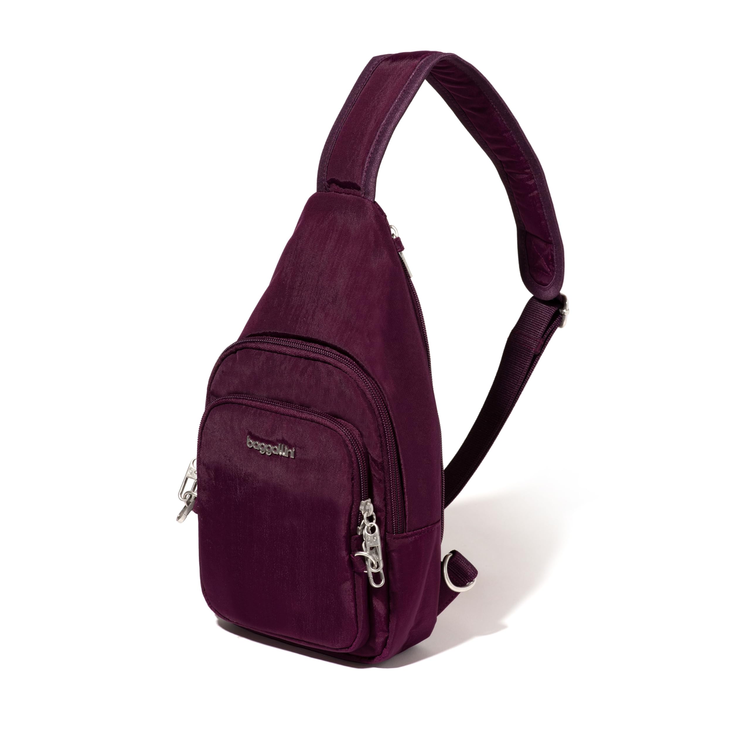 Baggallini Securtex Anti-Theft Daytripper Sling ( Mulberry , One Size ) Mulberry One Size U1