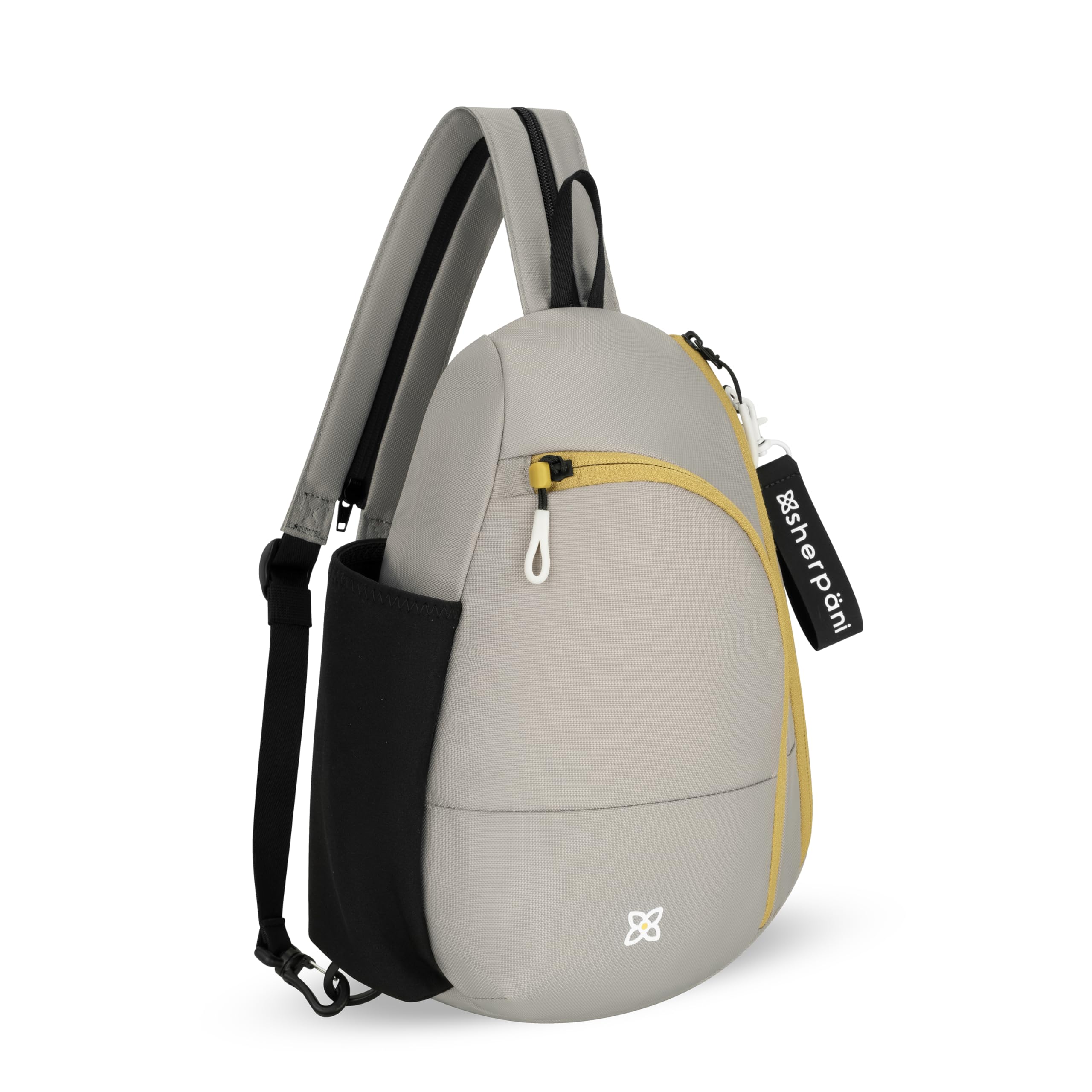 Sherpani Wayfarer, Small Convertible Sling Backpack, 8L Travel Bag, Shoulder Sling Purse, Travel Gifts for Women ( Wasabi Stone , One Size ) Wasabi Stone One Size U1