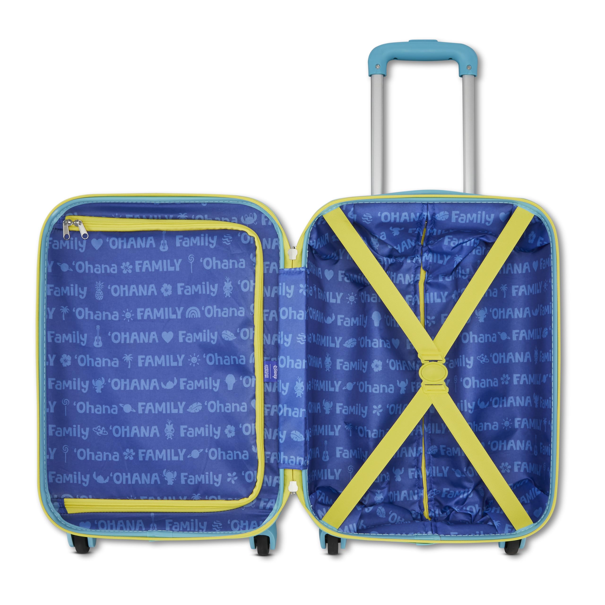 American Tourister Disney Carry-On 18-Inch Hardside Luggage with Spinner Wheels ( Stitch , Carry-On 18-Inch ) Stitch Carry On 18 Inch U1