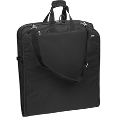 WallyBags 52" Premium Travel Garment Bag with shoulder strap and two large pockets ( Black , 52-Inch ) Black 52 Inch U2