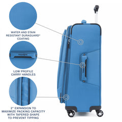 Travelpro Maxlite 5 Softside Expandable Luggage with 4 Spinner Wheels, Lightweight Suitcase, Men and Women U2